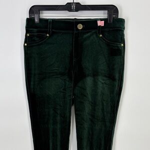 🦆 INC International Concepts Dark Green Velvet stretchy Pants